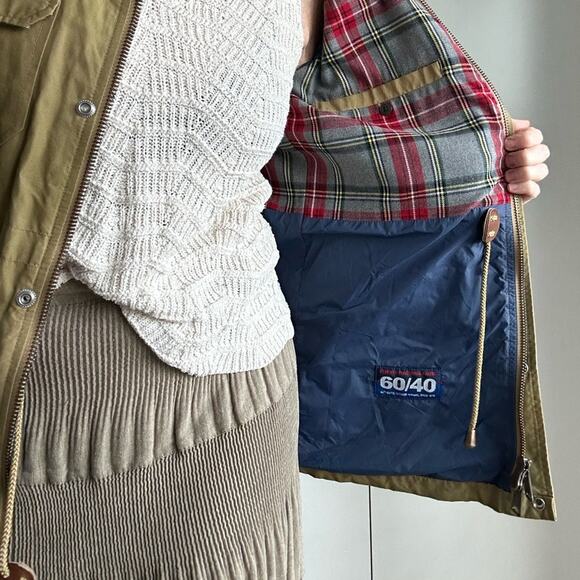 Vintage Penfield Utility Jacket Khaki Hooded Lined  Hiking Outdoor Gear Gopcore - Picture 4 of 14